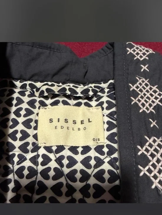 Free People x Sissel Edelbo Quilted Jacket Sequin Sun Boho Kimono Sold Out NWOT - Picture 5 of 6